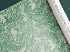 Floral Sage Green